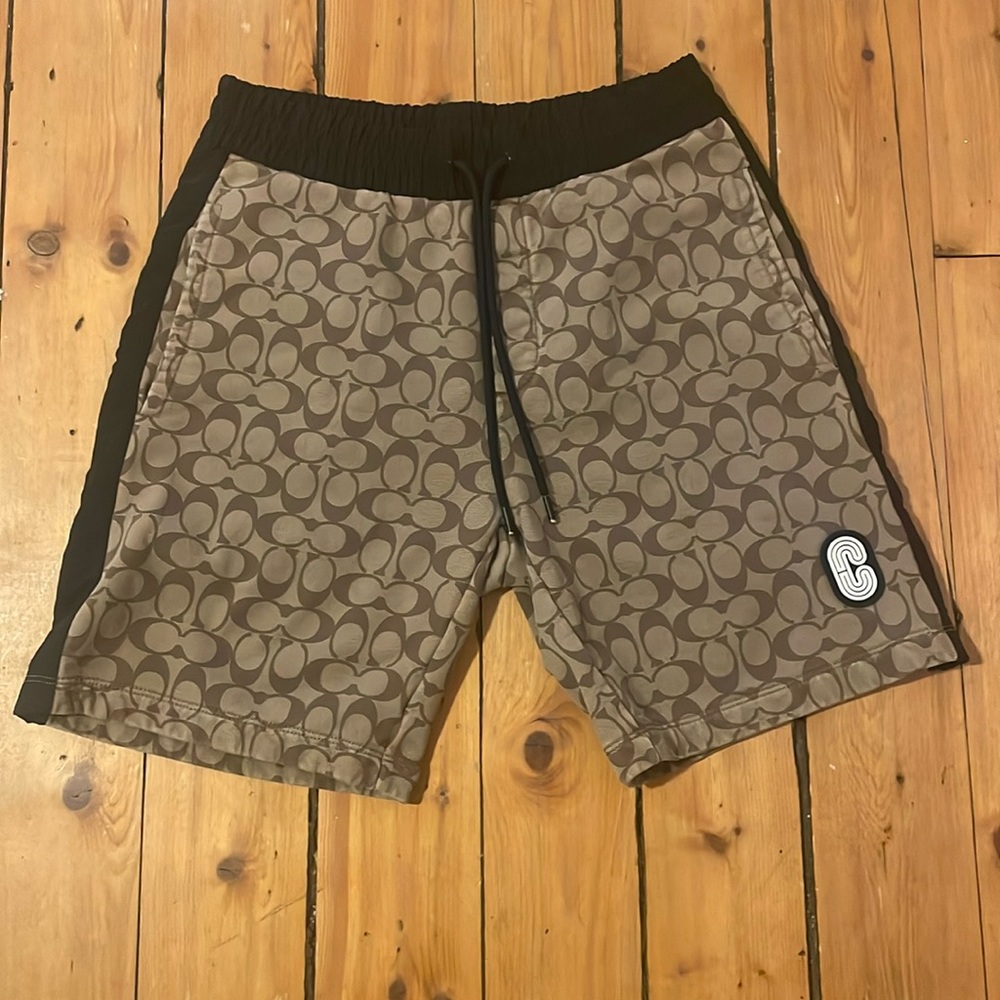 Brown Coach Athletic Shorts